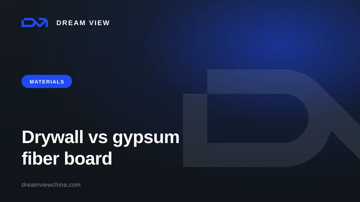 Drywall vs gypsum fiber board: differences and where to use each — Dream View