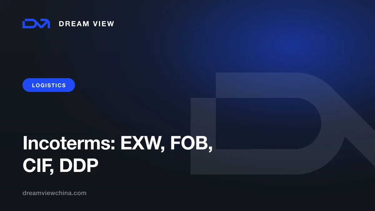 Incoterms explained: EXW, FOB, CIF, DDP — Dream View
