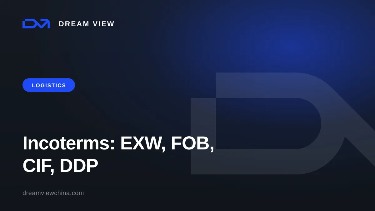 Incoterms explained: EXW, FOB, CIF, DDP — Dream View
