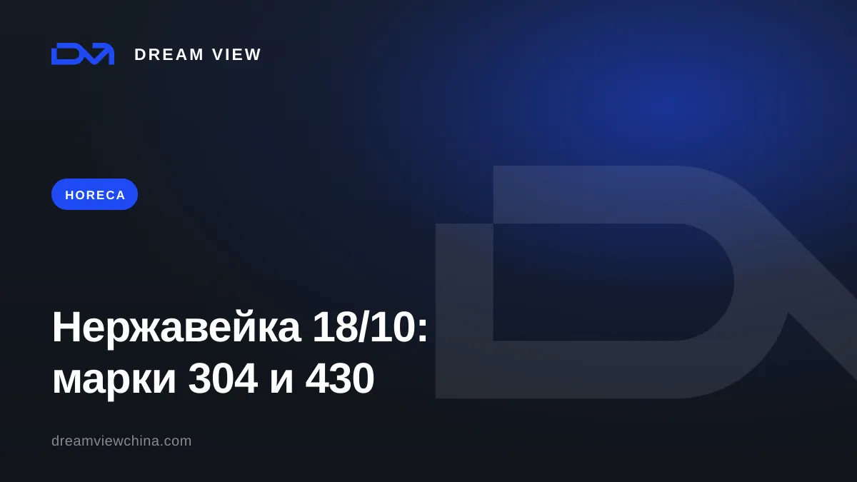 Нержавеющая сталь 18/10, 18/0 и марки 304/430 — Dream View
