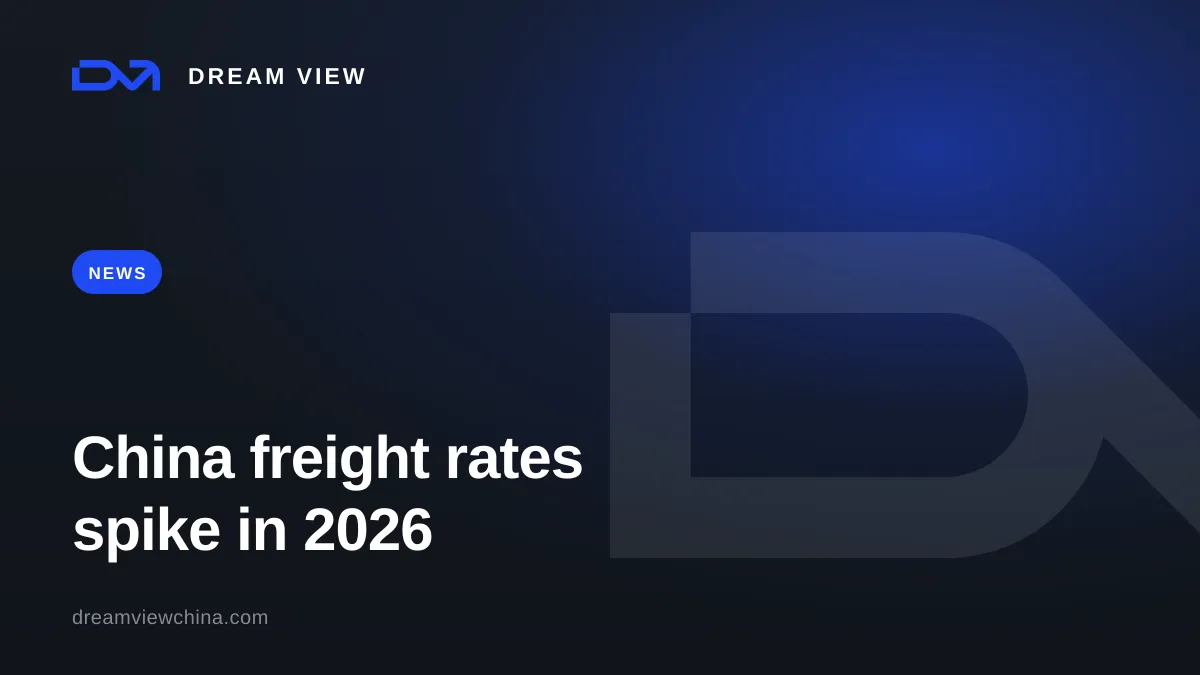 Ocean freight rates from China spike in summer 2026 — Dream View