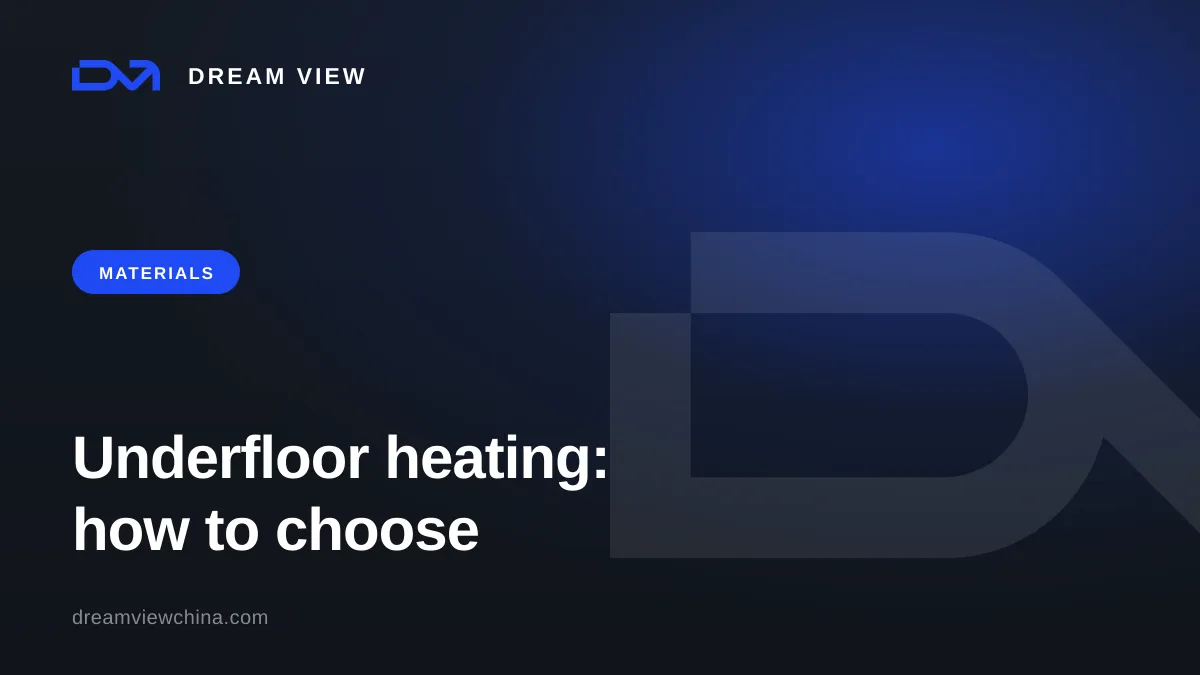 Underfloor heating types: hydronic, electric, infrared — Dream View