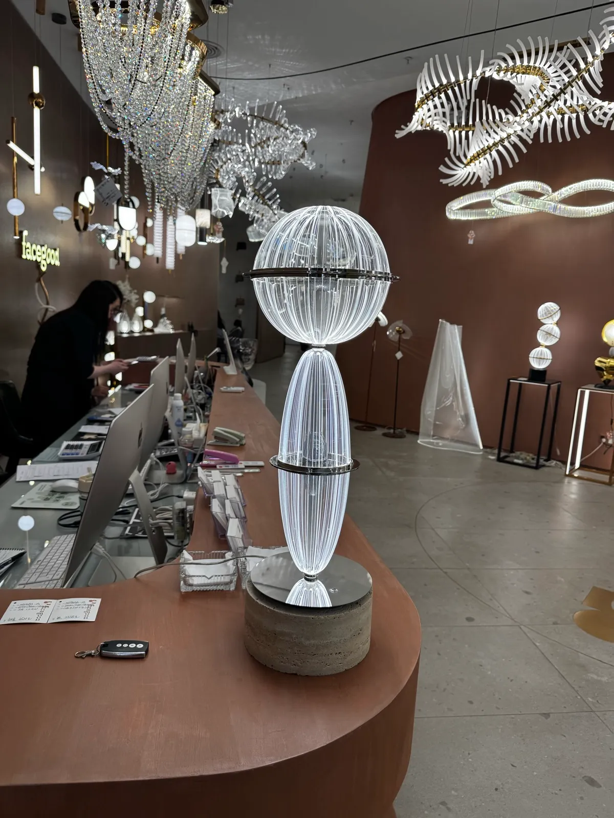 Lighting showroom in the Guzhen cluster