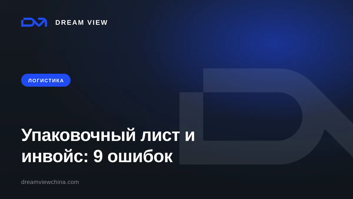 Упаковочный лист и инвойс: расхождения на таможне — Dream View