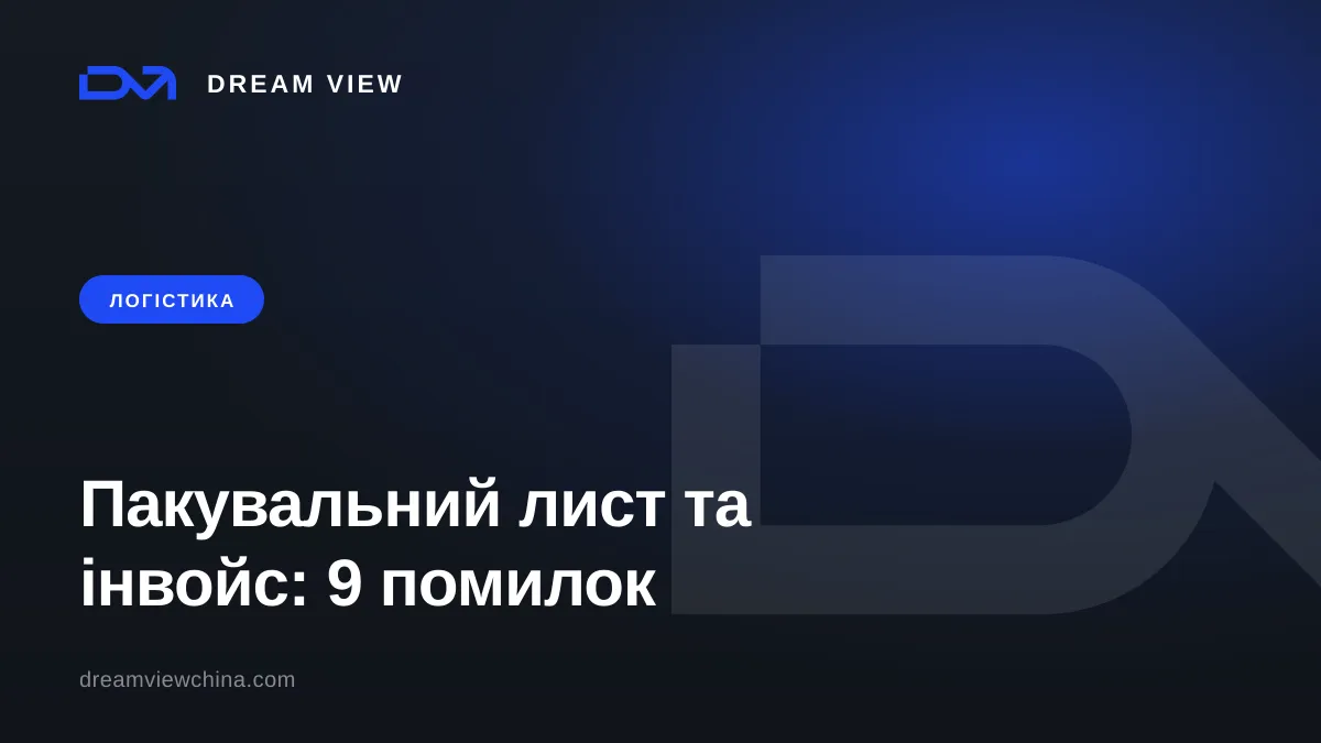 Пакувальний лист та інвойс: розбіжності на митниці — Dream View