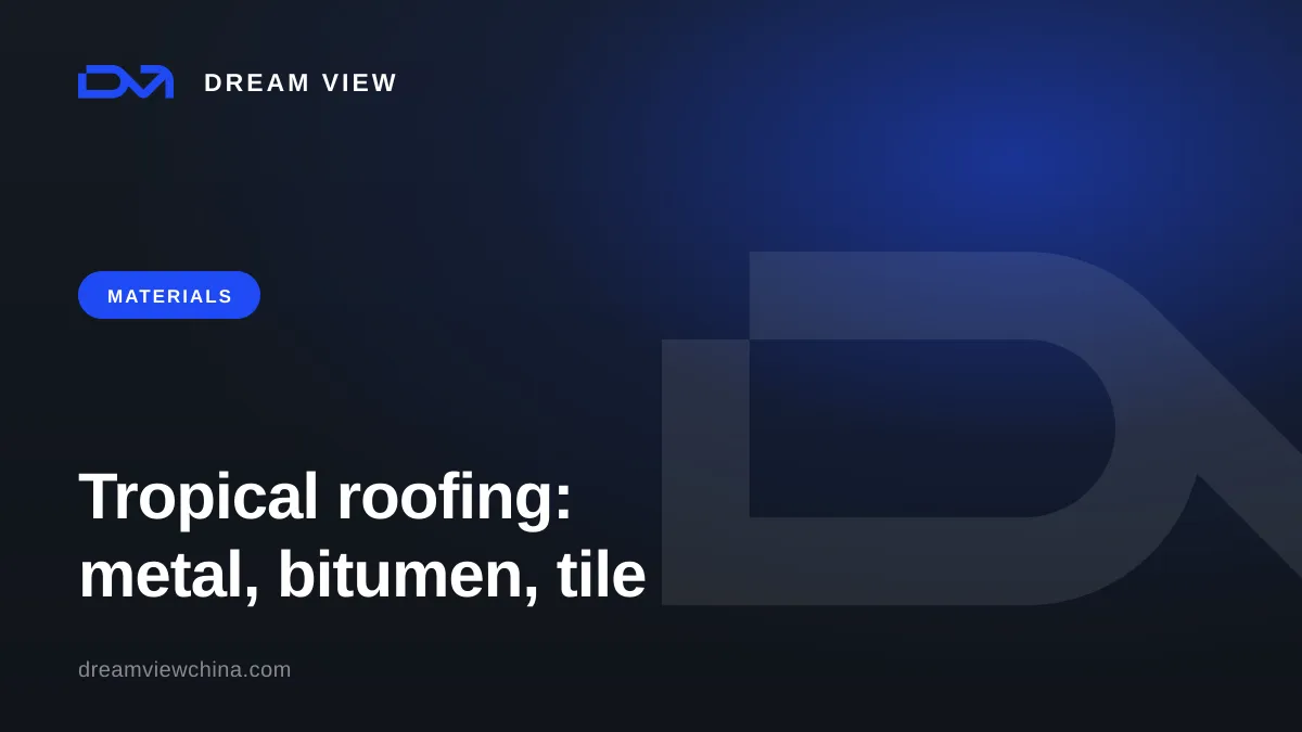 Roofing materials: metal, bitumen, tile — Dream View