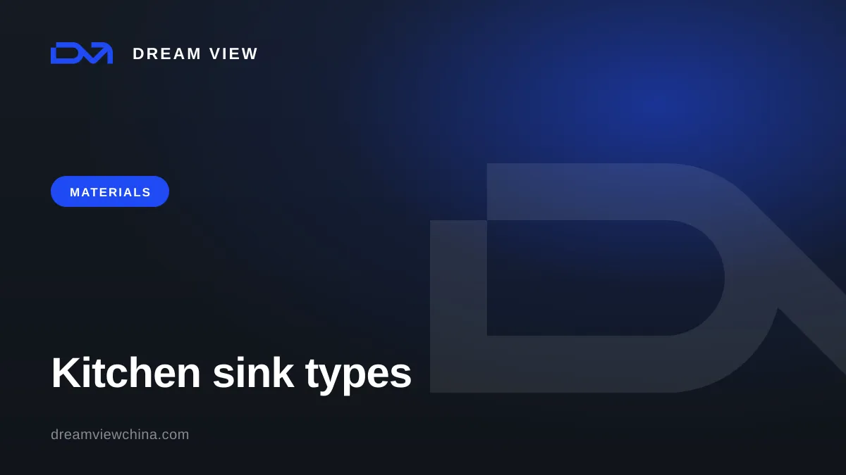 Kitchen sink types: stainless steel, quartz, ceramic — Dream View