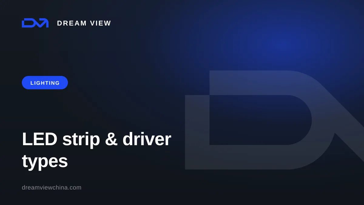 Types of LED strips and drivers: SMD, COB, IP rating, drivers — Dream View
